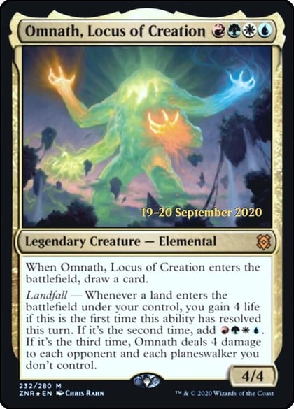 Omnath, Locus of Creation, Prerelease Cards 232