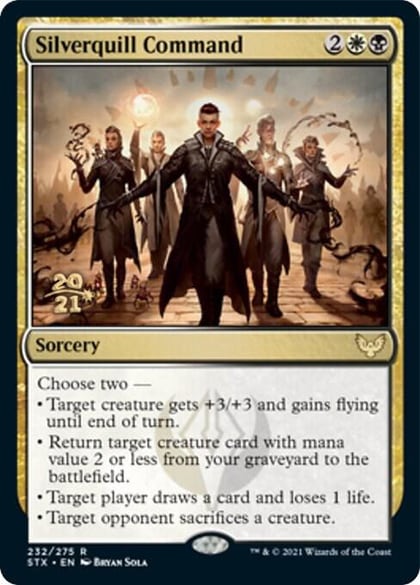 Silverquill Command, Prerelease Cards 232