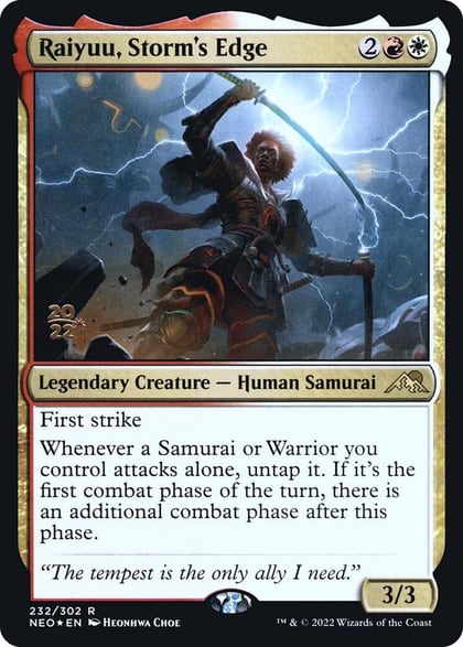 Raiyuu, Storm's Edge, Prerelease Cards 232