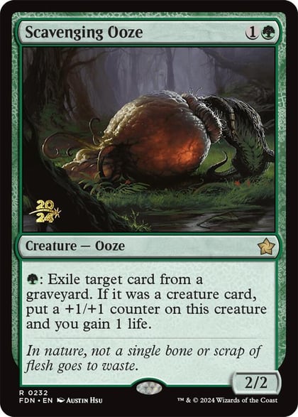 Scavenging Ooze (FDN), Prerelease Cards 232