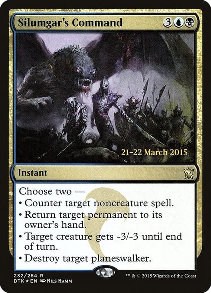 Silumgar's Command, Prerelease Cards 232
