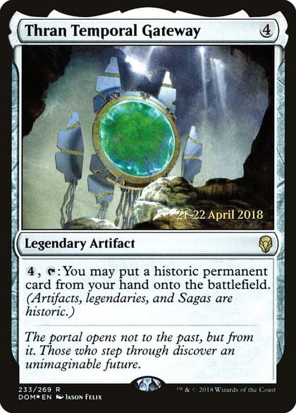 Thran Temporal Gateway, Prerelease Cards 233