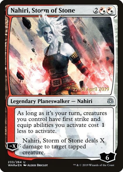 Nahiri, Storm of Stone, Prerelease Cards 233
