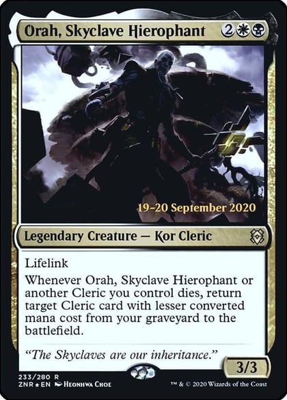 Orah, Skyclave Hierophant, Prerelease Cards 233