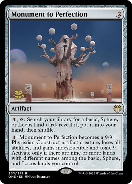 Monument to Perfection, Prerelease Cards 233