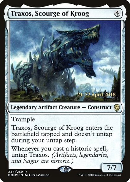 Traxos, Scourge of Kroog, Prerelease Cards 234
