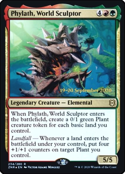 Phylath, World Sculptor, Prerelease Cards 234