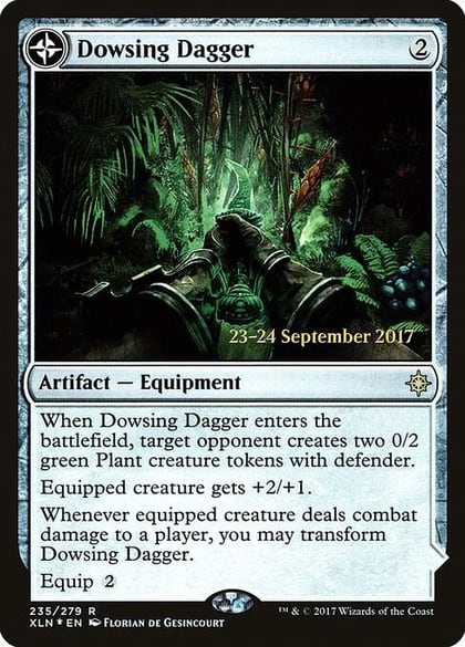 Dowsing Dagger, Prerelease Cards 235