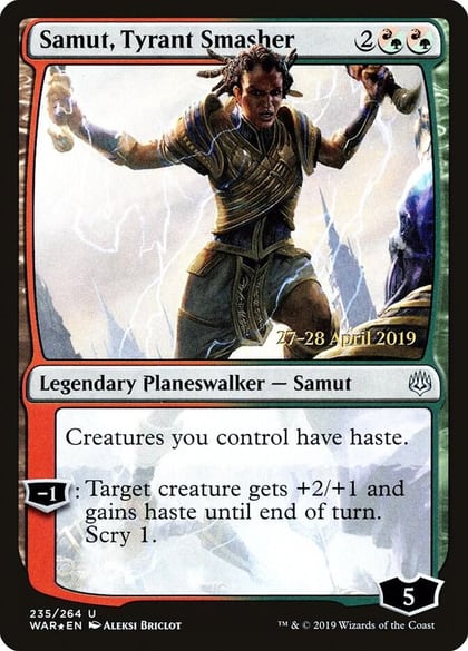 Samut, Tyrant Smasher, Prerelease Cards 235