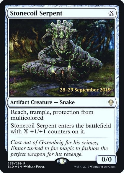 Stonecoil Serpent, Prerelease Cards 235