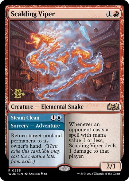 Scalding Viper, Prerelease Cards 235