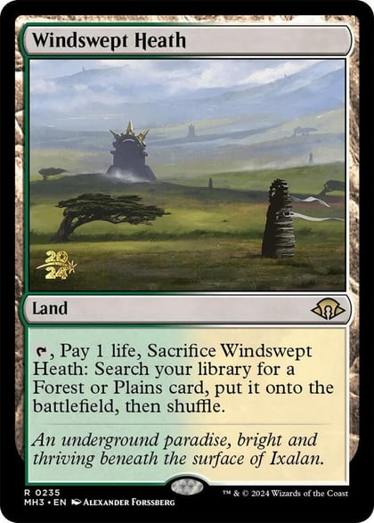 Windswept Heath, Prerelease Cards 235