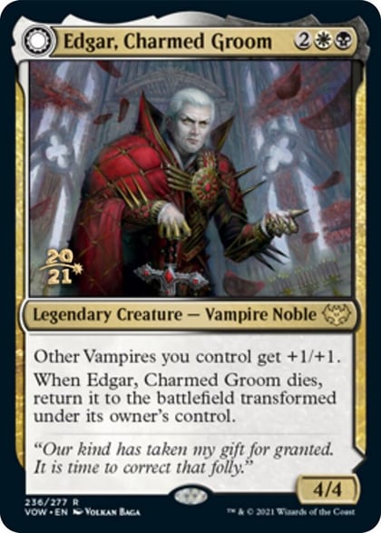 Edgar, Charmed Groom, Prerelease Cards 236