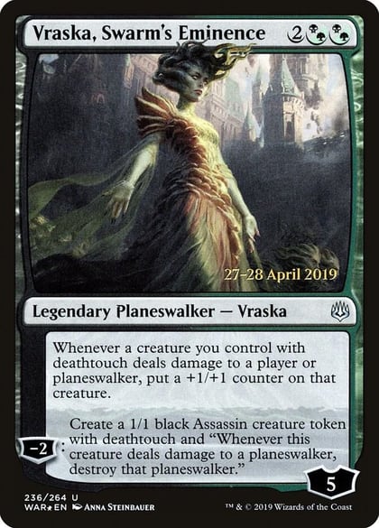 Vraska, Swarm's Eminence, Prerelease Cards 236