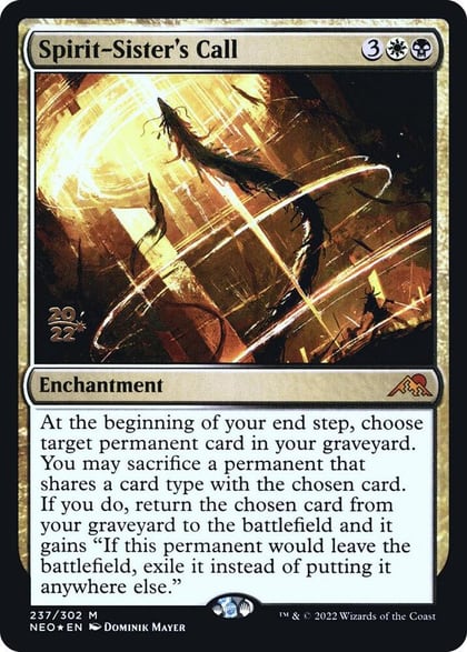 Spirit-Sister's Call, Prerelease Cards 237
