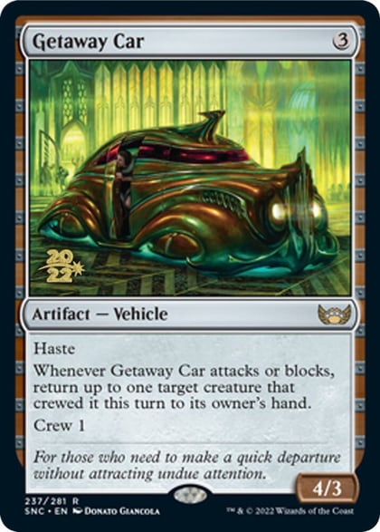 Getaway Car, Prerelease Cards 237