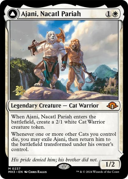 Ajani, Nacatl Pariah, Prerelease Cards 237