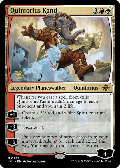 Quintorius Kand, Prerelease Cards 238