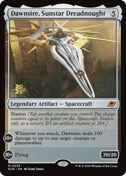 Dawnsire, Sunstar Dreadnought, Prerelease Cards 238