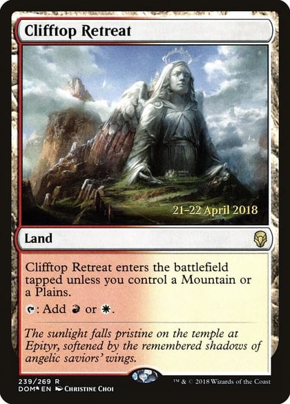 Clifftop Retreat, Prerelease Cards 239