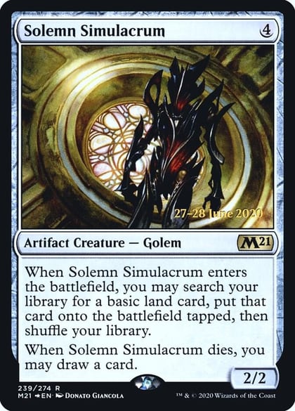 Solemn Simulacrum, Prerelease Cards 239