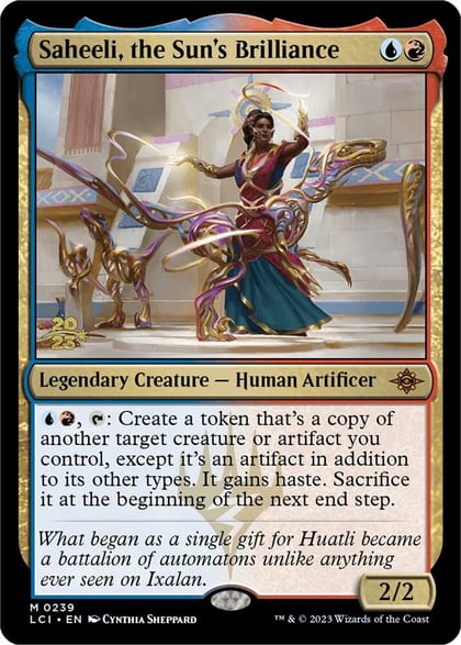 Saheeli, the Sun's Brilliance, Prerelease Cards 239