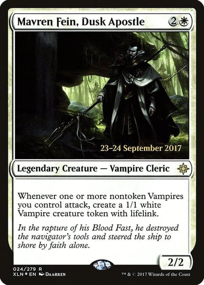 Mavren Fein, Dusk Apostle, Prerelease Cards 24