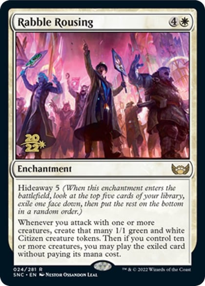 Rabble Rousing, Prerelease Cards 24