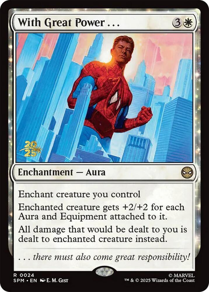 With Great Power . . ., Prerelease Cards 24