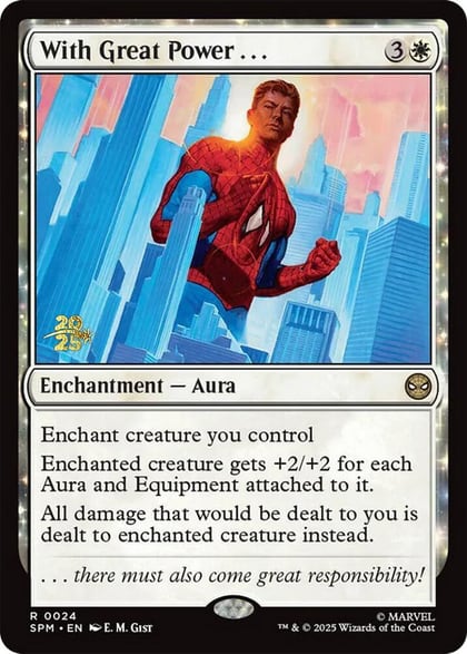With Great Power . . ., Prerelease Cards 24