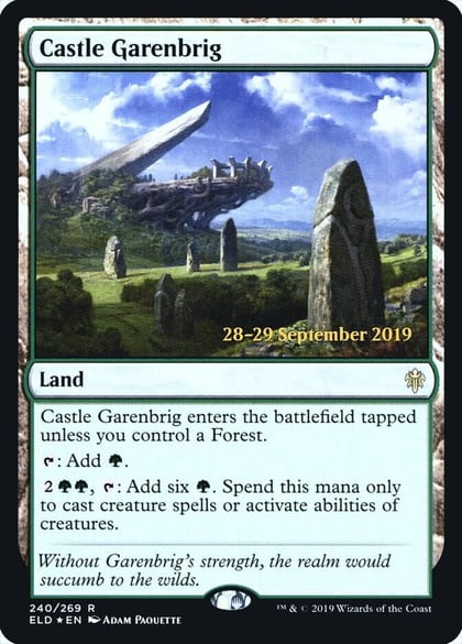 Castle Garenbrig, Prerelease Cards 240