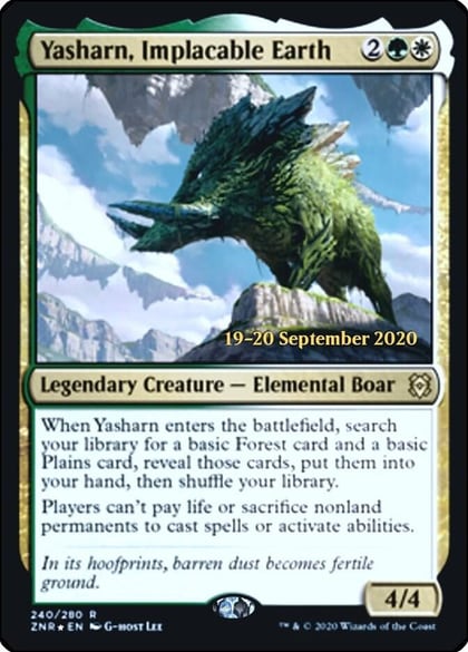 Yasharn, Implacable Earth, Prerelease Cards 240