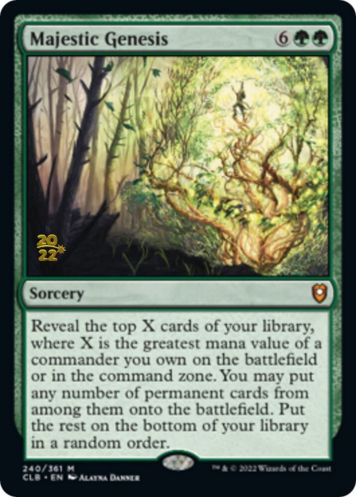 Majestic Genesis, Prerelease Cards 240