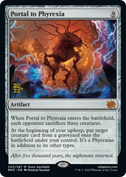 Portal to Phyrexia, Prerelease Cards 240