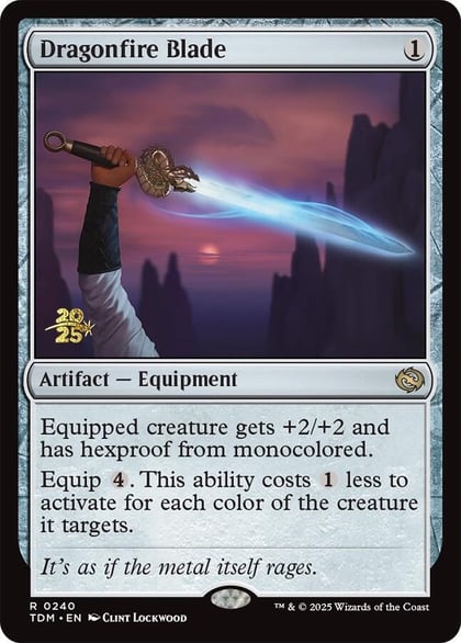 Dragonfire Blade, Prerelease Cards 240