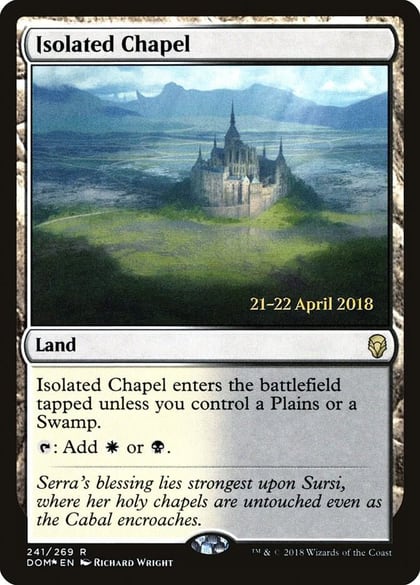 Isolated Chapel, Prerelease Cards 241