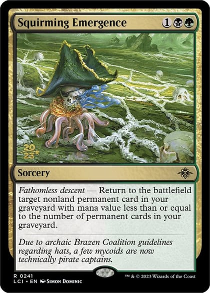 Squirming Emergence, Prerelease Cards 241