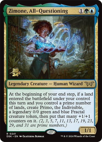 Zimone, All-Questioning, Prerelease Cards 241