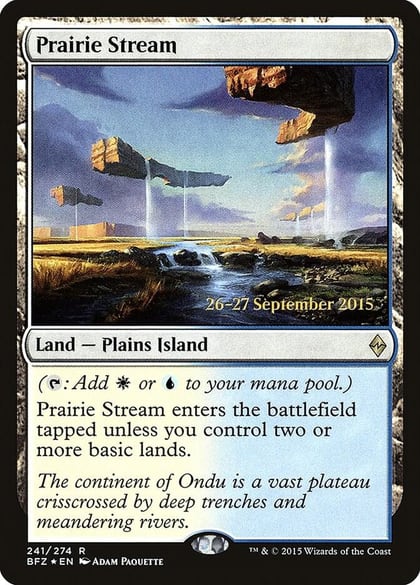 Prairie Stream, Prerelease Cards 241