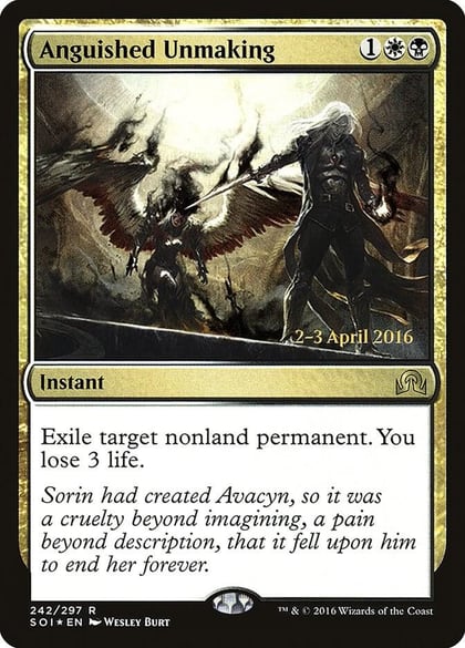 Anguished Unmaking, Prerelease Cards 242