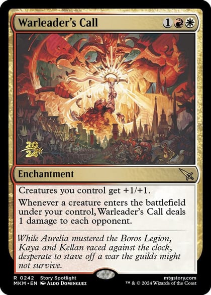 Warleader's Call, Prerelease Cards 242
