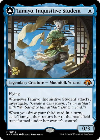 Tamiyo, Inquisitive Student, Prerelease Cards 242