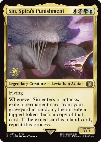 Sin, Spira's Punishment, Prerelease Cards 242