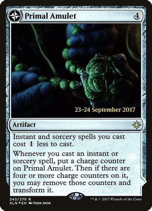 Primal Amulet, Prerelease Cards 243