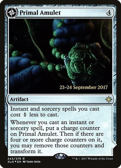 Primal Amulet, Prerelease Cards 243