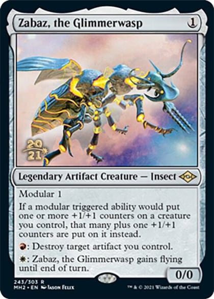 Zabaz, the Glimmerwasp, Prerelease Cards 243
