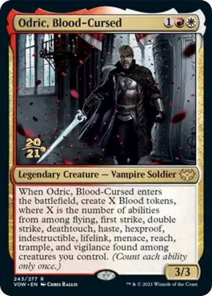 Odric, Blood-Cursed, Prerelease Cards 243