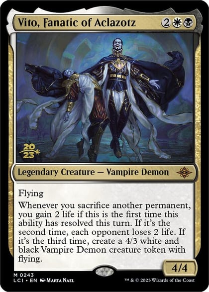 Vito, Fanatic of Aclazotz, Prerelease Cards 243