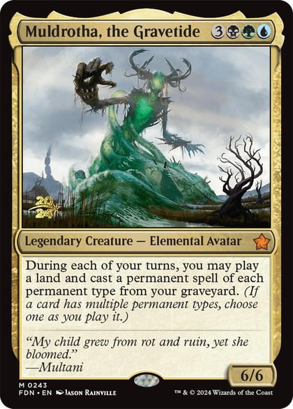 Muldrotha, the Gravetide (FDN), Prerelease Cards 243
