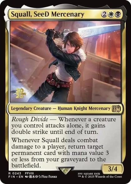 Squall, SeeD Mercenary, Prerelease Cards 243